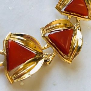 Vintage Thermoset Plastic Geometric Bracelet